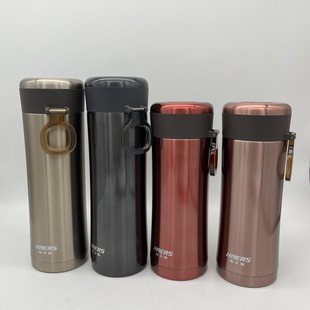 哈尔斯真空保温金典商务杯304钢外出便携男女通用水杯350、420mL