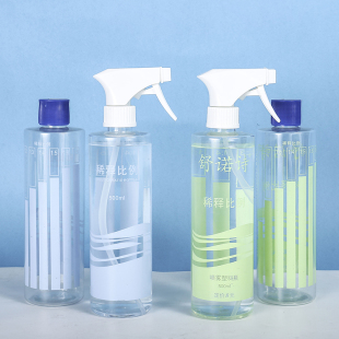 配比刻度喷瓶酸碱稀释瓶清洁剂家用宠物狗狗沐浴液酒精84消毒分装