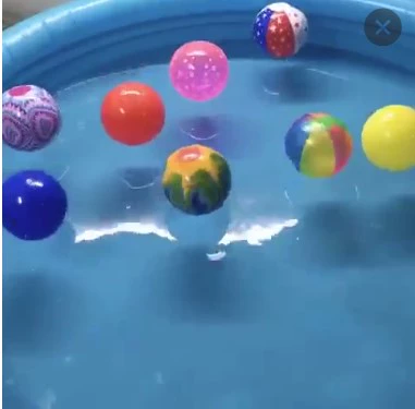 Комплект, игрушка для младенца, маленькая хваталка, надувной пляжный мяч для водного поло для ванны для игр в воде из ПВХ, 25 шт