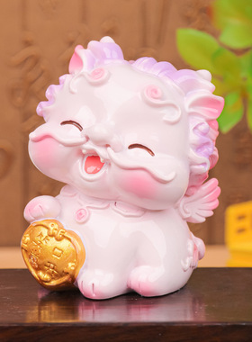 国潮招财貔貅摆件可爱少女心办公室桌面装饰公仔车内饰品礼物高级