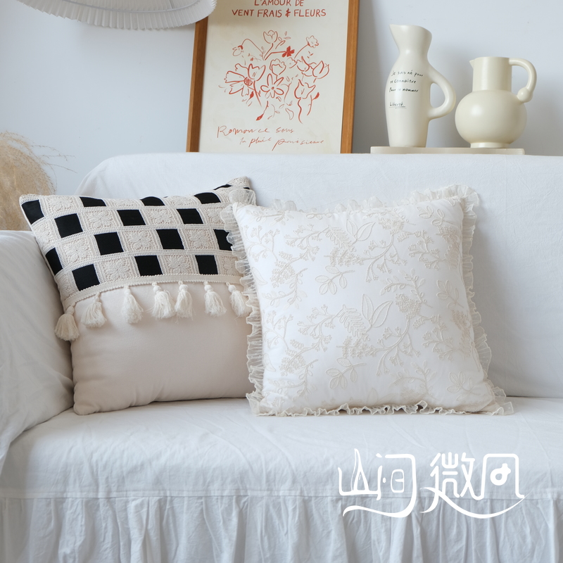 法式复古乡村田园靠垫客厅抱枕