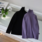 miyababy羊毛高领打底衫 潮 毛衣宝宝针织衫 女童2025秋冬季 精仿长袖