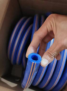 一卷25米利拉伐蓝色硅胶奶管带双线挤奶管16X26挤奶厅食品级胶管