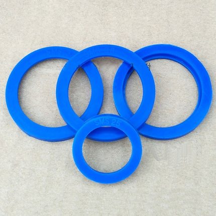 牧场挤奶机奶厅食品级硅胶垫圈SMS38/SMS51/SMS63硅胶活接密封圈