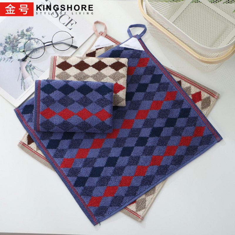 金号纯棉家用成人男士洗脸小毛巾全棉四方正方形方巾挂式擦手巾,居家布艺,毛巾/面巾,淘宝优惠券,粉丝福利购,淘宝优惠卷