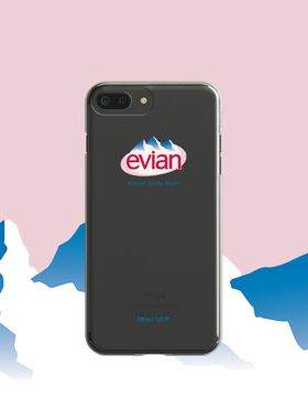 原创意矿泉水造型iPhone X手机壳苹果8Plus 7软保护套全包透明6s