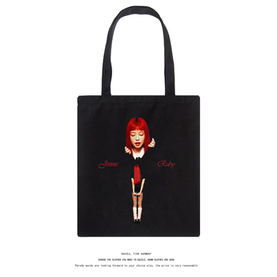 金智妮Jennie专辑ruby周边帆布包