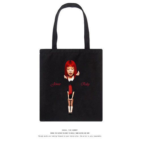 金智妮Jennie专辑ruby周边帆布包