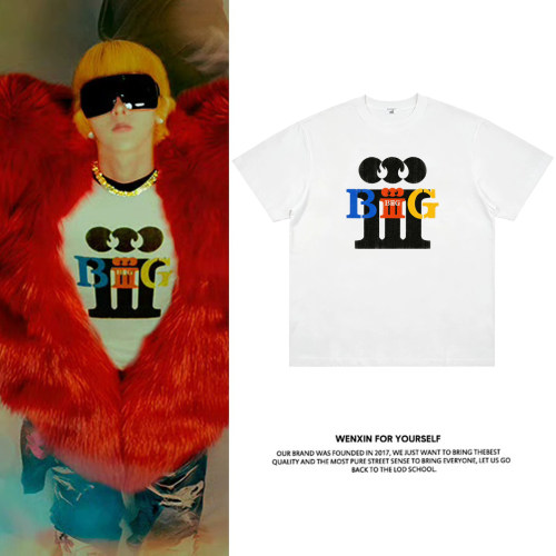 BIGBANG权志龙短袖T恤上衣服