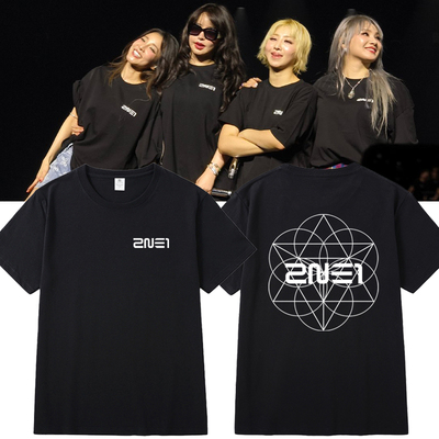 2NE1演唱会同款短袖T恤衣服