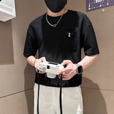 B323-DT70-P48控68社会小伙短袖T恤男店主风潮流百搭半袖衣服，男装T恤，星座301C（原B323）