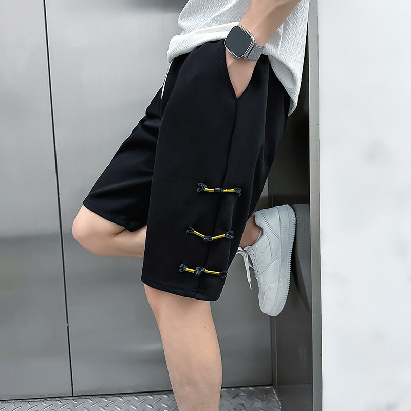 B323-DK11-P48控68社会小伙休闲短裤店主风男风流行五分裤图片