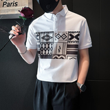 B323-PL20-P55控75短袖男POLO衫社会小伙店主风夏季新款高级感，男装Polo衫，星座301C（原B323）