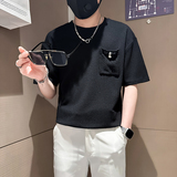 B323-DT70-P48控68社会小伙短袖T恤男店主风潮流百搭半袖衣服，男装T恤，星座301C（原B323）