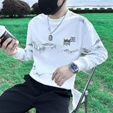 泰山印花刺绣卫衣男潮牌社会小伙高级感痞帅外套B323/WY13A/P65，女装短外套，星座301C（原B323）