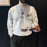 泰山印花刺绣卫衣男潮牌社会小伙高级感痞帅外套B323/WY13/P65，女装短外套，星座301C（原B323）