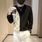 抖音格子拼接卫衣男潮高级感社会小伙外套修身B323-WY22A-P58，女装短外套，星座301C（原B323）