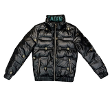 立领羽绒服男修身社会小伙立体字母印花B323-YR01-P128控168，男装羽绒服，星座301C（原B323）