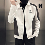 高品质有垫肩社会小伙外套男高级感痞帅夹克B323-JK09-P88控128，男装夹克，星座301C（原B323）