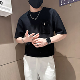 B323-DT70-P48控68社会小伙短袖T恤男店主风潮流百搭半袖衣服，男装T恤，星座301C（原B323）
