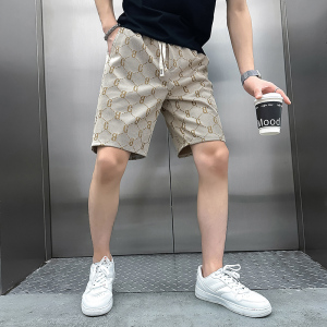 B323-DK19-P48控68社会小伙店主风青春潮流痞帅休闲短裤五分裤图片