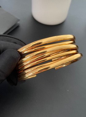 饰品手镯黄铜纹环形欧美