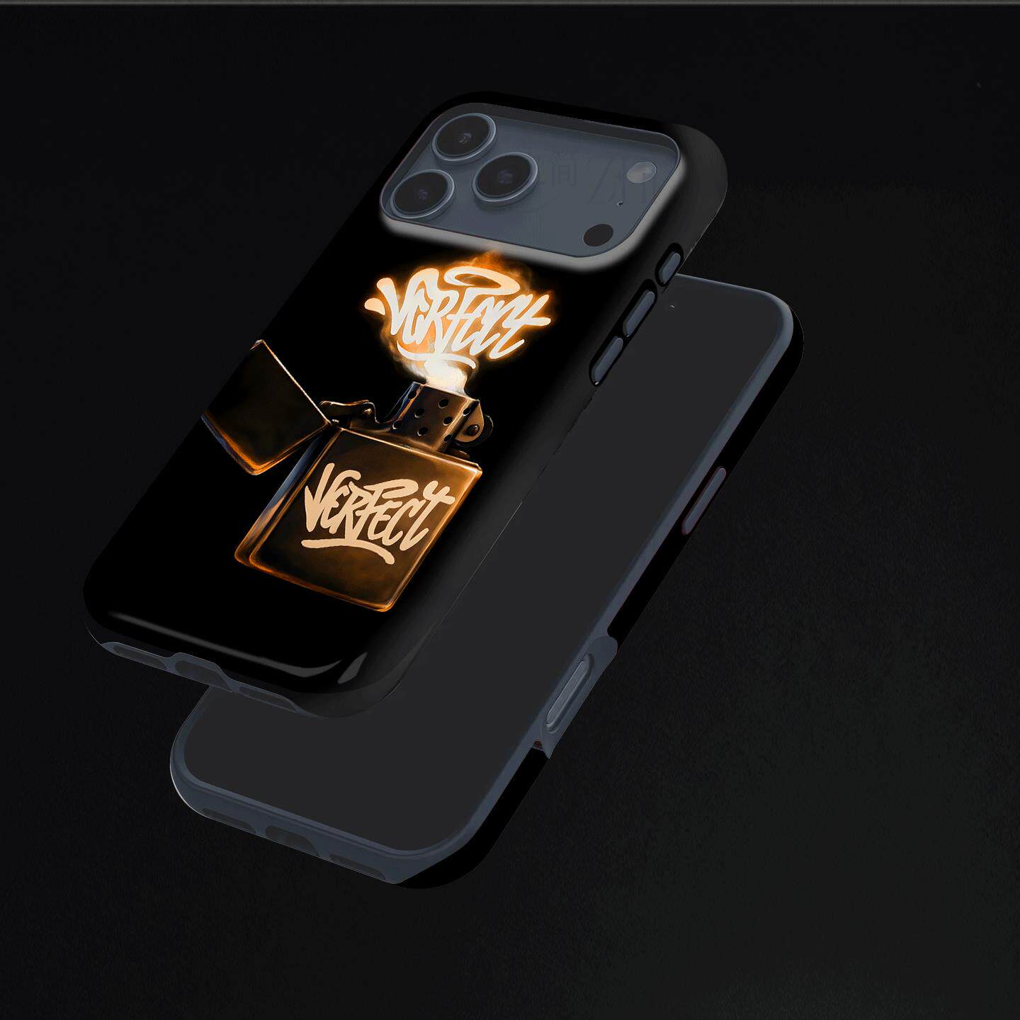 Verfect打火机硬壳磨砂磁吸手机壳适用苹果iphone17promax华为小米14pro三星S25PLUSVIVOX200S三星S25ULTRA