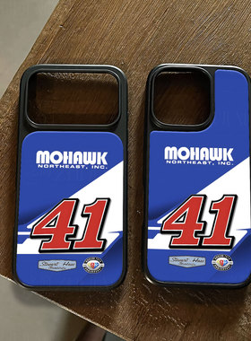 41赛车标志手机壳大孔电镀黑框碳纤维二合一玻璃适用苹果17promax华为P60PRO小米14PROPURA80PROPLUS