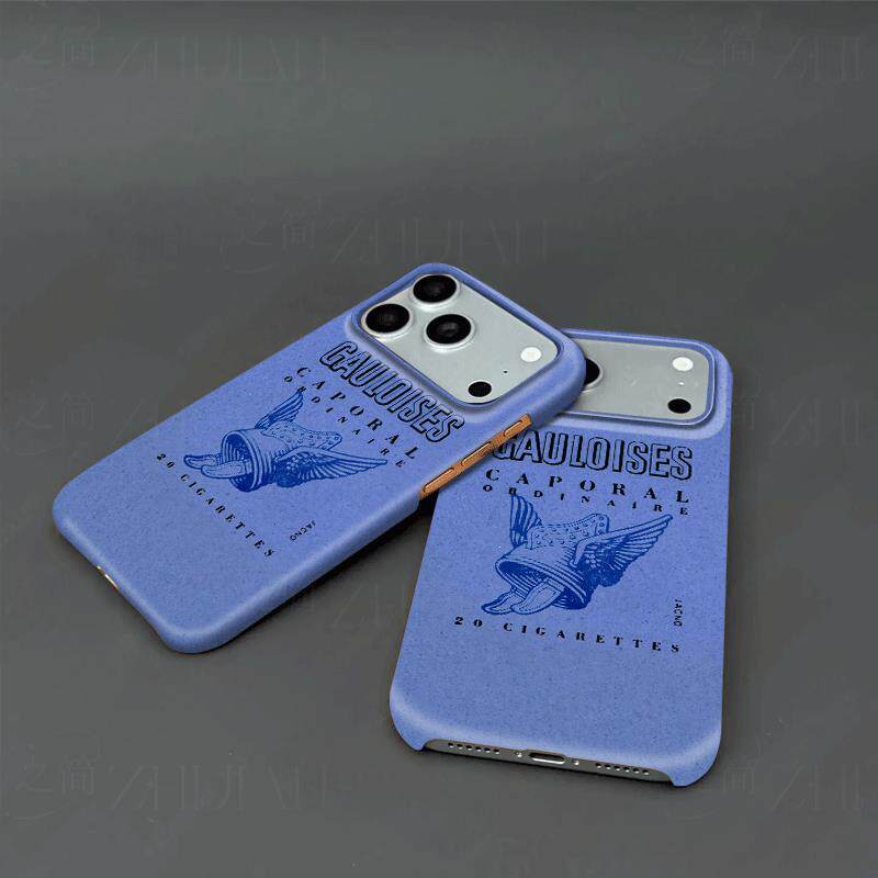 高卢香烟包装磨砂磁吸手机壳大孔亮面硬壳适用苹果iphone18promax华为PURAXVIEW红米K60E小米CIVI4PRO