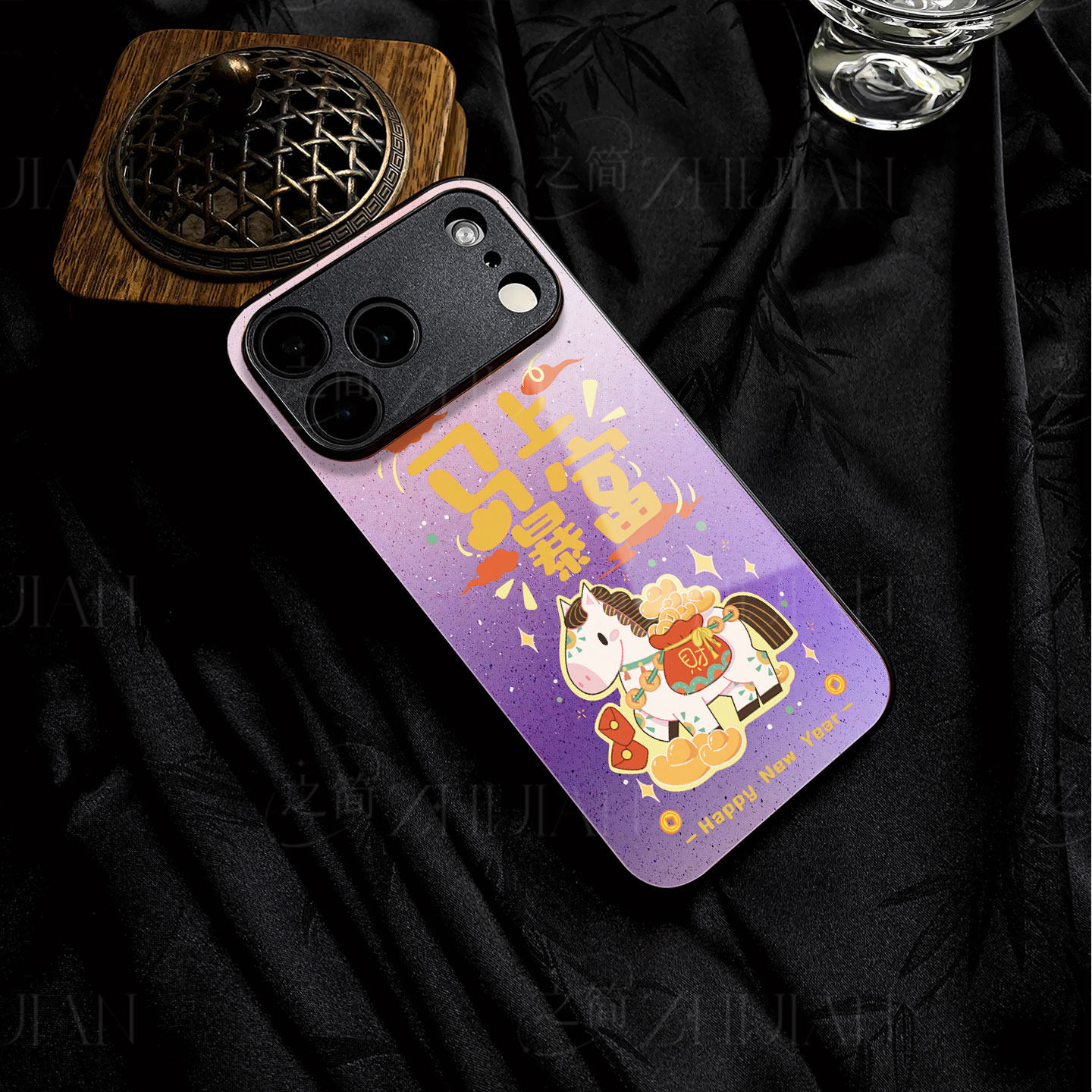 苹果17promax马上暴富g玻璃手机壳马年新年祝福有钱适用苹果华为IQOO13VIVOS20PRO荣耀300PRONOVA13PRO,3C数码配件,手机保护套/壳,淘宝优惠券,粉丝福利购,淘宝优惠卷