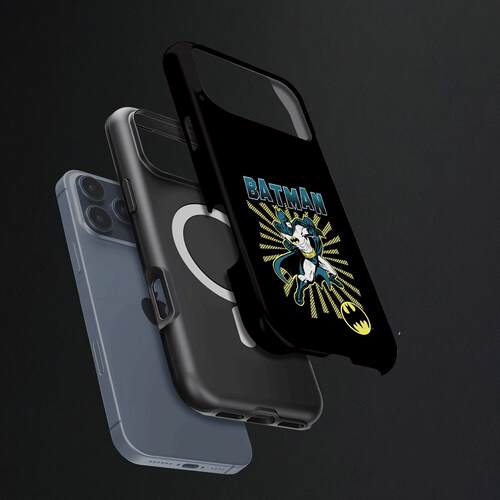 复古蝙蝠侠图硬壳磨砂磁吸手机壳适用苹果iphone17promax华为OPPOFINDX9PRO小米17PROMAX荣耀400PROP70PRO