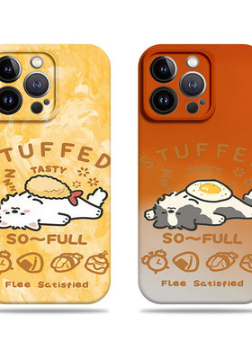 苹果17promax狗狗英文菲林情侣手机壳适用苹果华为荣耀400PRO红米K60至尊一加ACE5Pro小米17promaxIQOOZ8X