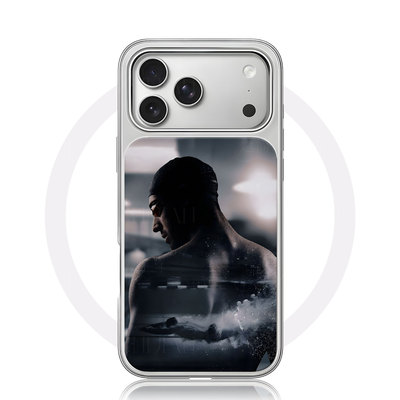 泳者背影手机壳大孔电镀黑框碳纤纹二合一磁吸适用苹果17promax华为PURA70PROPLUSPURA70ULTRA小米15PRO