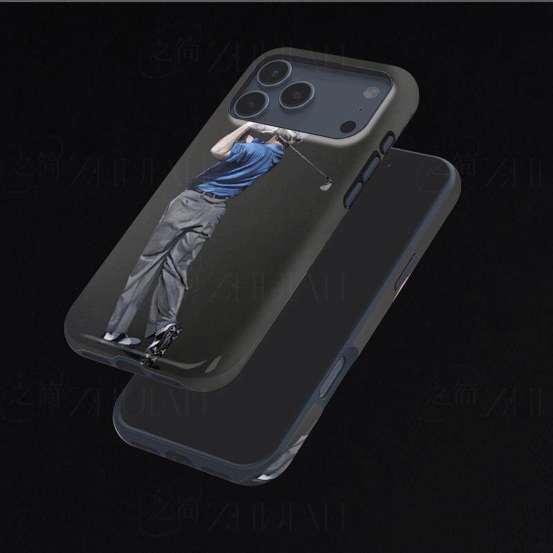 高尔夫挥杆男磨砂磁吸手机壳大孔亮面硬壳适用苹果iphone18promax华为PURAXVIEW小米CIVI3IQOO15ULTRA