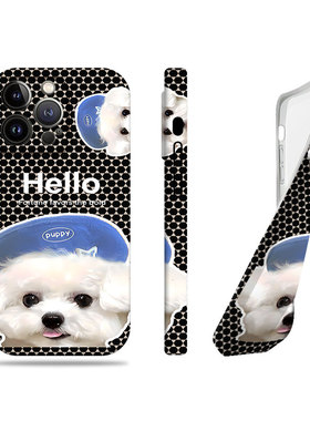 苹果17promax带帽猫咪狗狗菲林情侣手机壳适用苹果华为真我14proOPPOA5PROMATE40PRO三星S25PLUSP70ULTRA