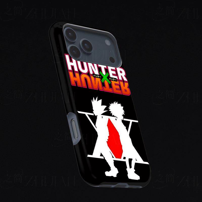 全职猎人磨砂磁吸手机壳大孔亮面硬壳适用苹果iphone18promax华为PURAXVIEW红米TURBO4PRO1加TURBO6