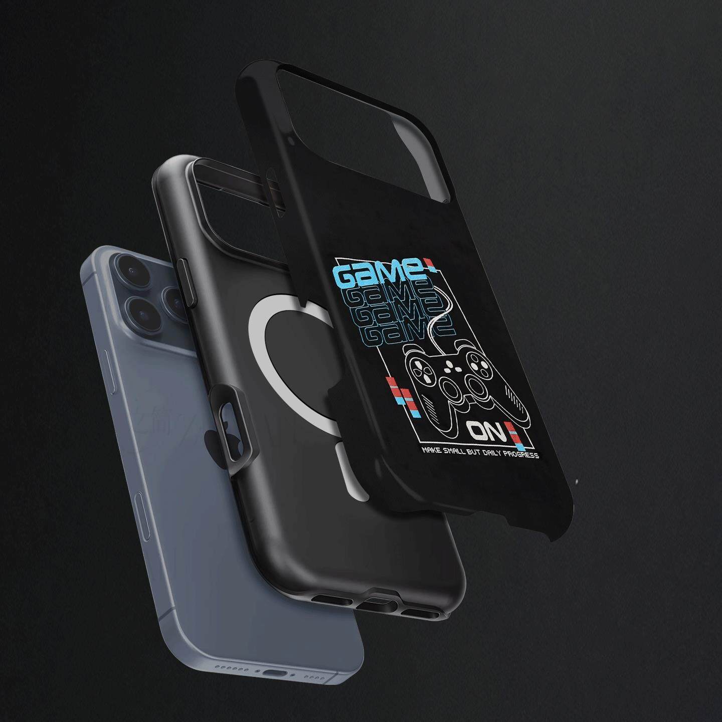 电竞游戏手柄硬壳磨砂磁吸手机壳适用苹果iphone17promax华为OPPOFINDX9PRO三星S25PLUSFINDX8至尊VIVOX200至