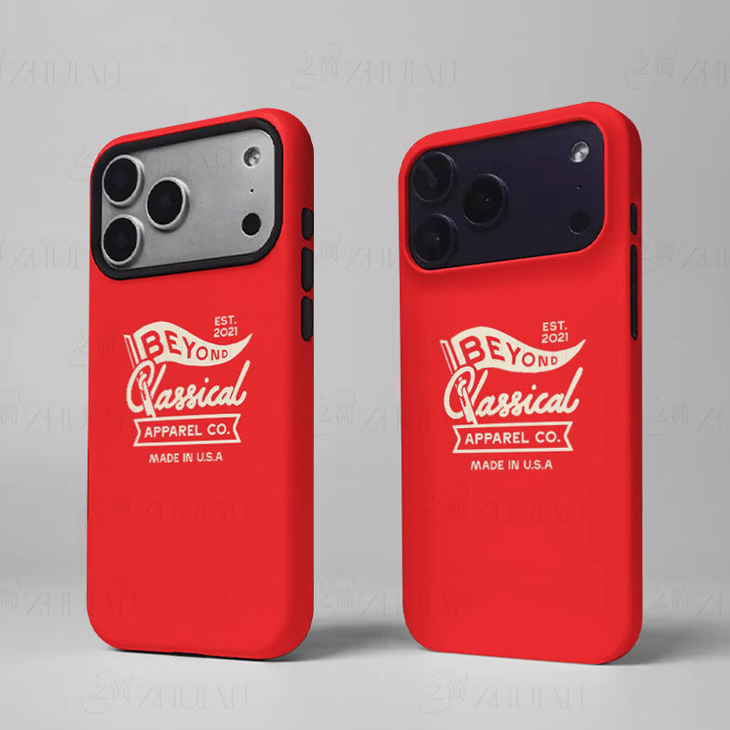 红底复古服饰磨砂磁吸手机壳大孔亮面硬壳适用苹果iphone18promax华为PURAXVIEWVIVOS19PRO1加ACE5竞速版