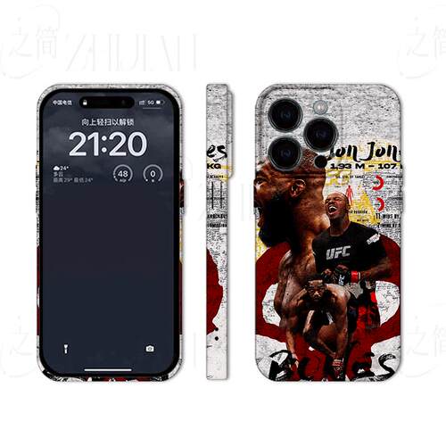 UFC琼斯磨砂磁吸手机壳大孔亮面硬壳适用苹果iphone18promax华为PURAXVIEW华为PURA70ULTRA荣耀MAGIC8PRO