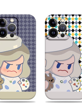 苹果17promax怒宝萌宠菲林情侣手机壳适用苹果华为小米13ULTRAP80PROIQOO15VIVOY200I真我gt8pro