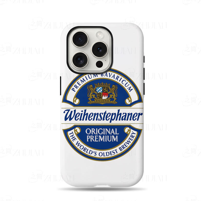 维森啤酒磨砂磁吸手机壳大孔亮面硬壳适用苹果iphone18promax华为PURAXVIEW小米13ULTRAVIVOS15PRO