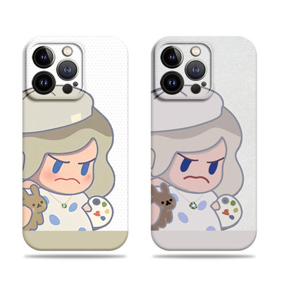 苹果17promax怒宝萌宠菲林情侣手机壳适用苹果华为荣耀400PROFINDX8PRO三星S24PLUS红米K60E小米15至尊