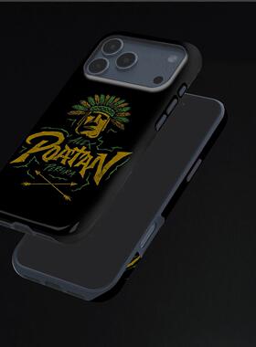 石拳佩雷拉logo硬壳磨砂磁吸手机壳适用苹果iphone17promax华为P70PROFINDX8PROMATE60PRO三星S25PLUS