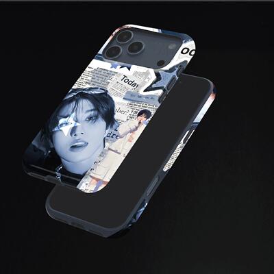 韩知城拼贴画硬壳磨砂磁吸手机壳适用苹果iphone17promax华为荣耀MAGIC8PROVIVOX200至尊P80PROmate80pro