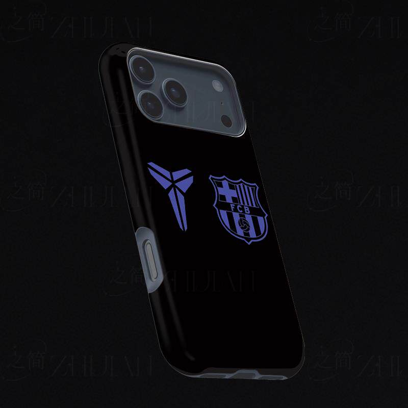 科比巴萨队徽磨砂磁吸手机壳大孔亮面硬壳适用苹果iphone18promax华为PURAXVIEW华为PURA70ULTRA华为NOVA14UL