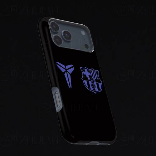 科比巴萨队徽磨砂磁吸手机壳大孔亮面硬壳适用苹果iphone18promax华为PURAXVIEW华为PURA70ULTRA华为NOVA14UL