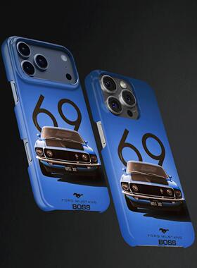 福特野马302硬壳磨砂磁吸手机壳适用苹果iphone17promax华为VIVOX200至尊小米17PROMAXVIVOX200S荣耀MAGIC7PR