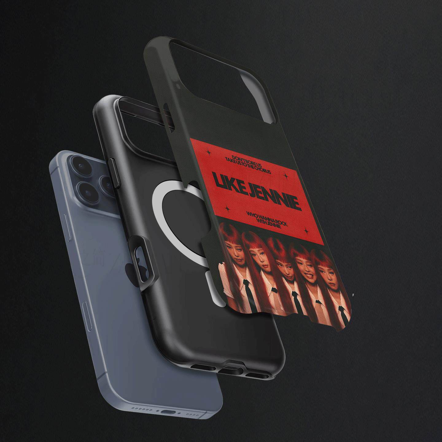 Jennie红发硬壳磨砂磁吸手机壳适用苹果iphone17promax华为荣耀MAGIC7PROMATE60PRO小米15PRO荣耀500pro
