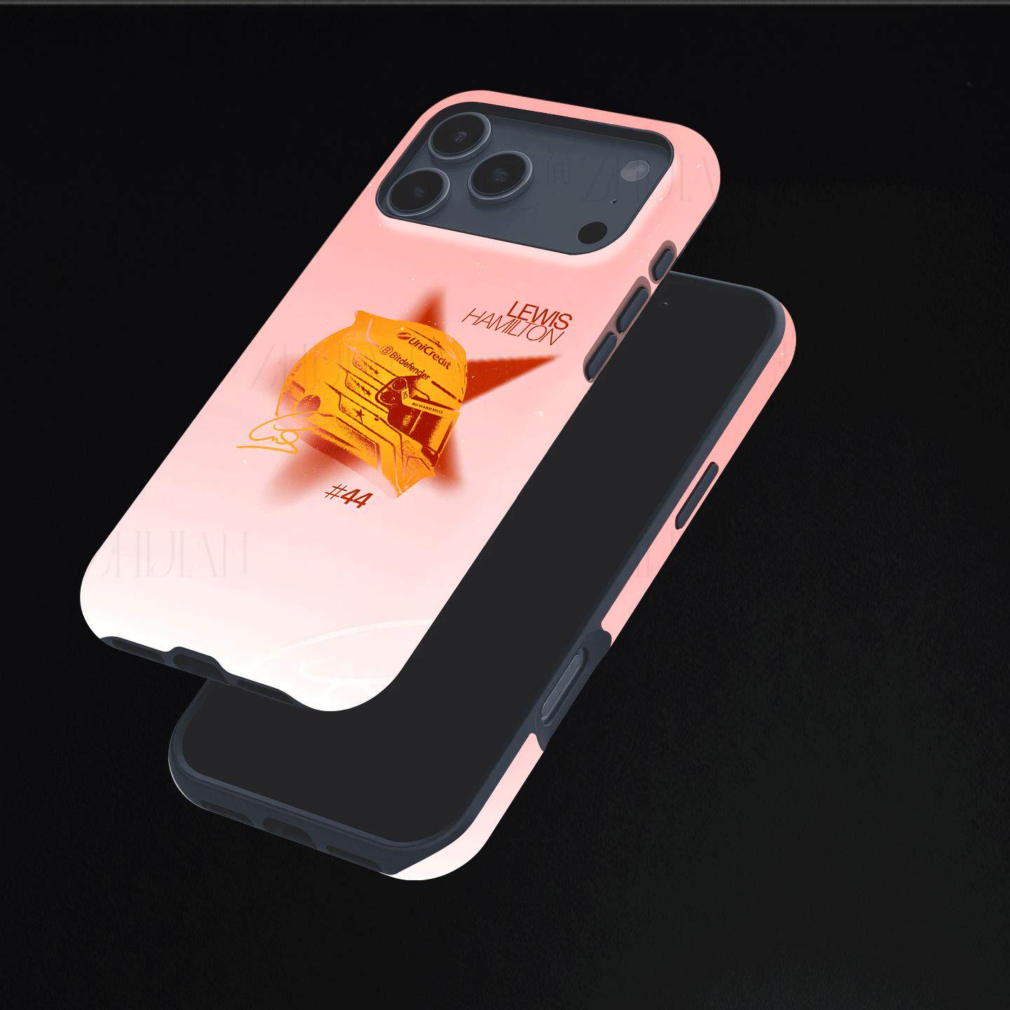 汉密尔顿头盔硬壳磨砂磁吸手机壳适用苹果iphone17promax华为小米14proVIVOX200至尊VIVOX300PROMATE60PRO