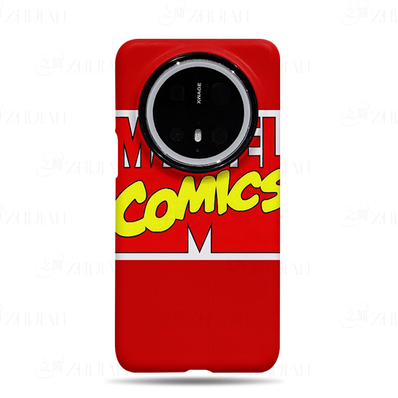 漫威漫画磨砂磁吸手机壳大孔亮面硬壳适用苹果iphone18promax华为PURAXVIEWIQOO11PROVIVOS18E